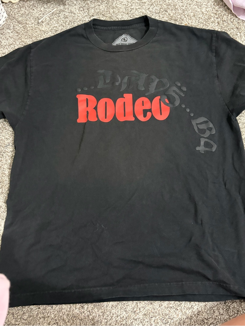 Cactus Jack by Travis Scott x Sp5der Days Before Rodeo Shirt Black